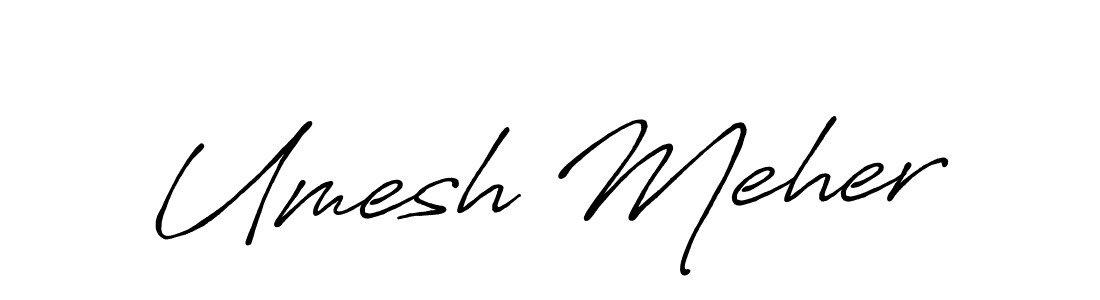 Here are the top 10 professional signature styles for the name Umesh Meher. These are the best autograph styles you can use for your name. Umesh Meher signature style 7 images and pictures png