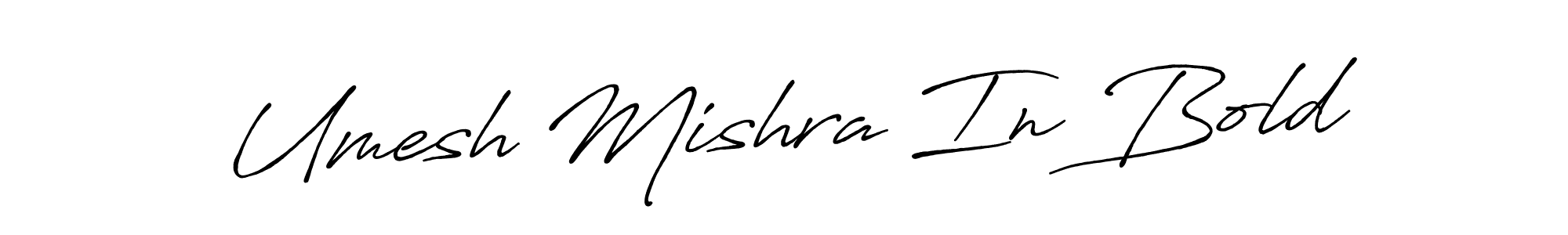 Make a beautiful signature design for name Umesh Mishra In Bold. Use this online signature maker to create a handwritten signature for free. Umesh Mishra In Bold signature style 7 images and pictures png