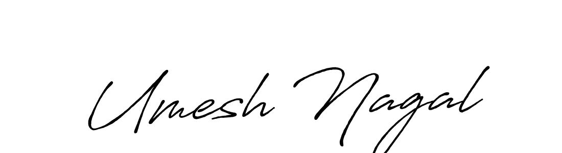How to make Umesh Nagal signature? Antro_Vectra_Bolder is a professional autograph style. Create handwritten signature for Umesh Nagal name. Umesh Nagal signature style 7 images and pictures png