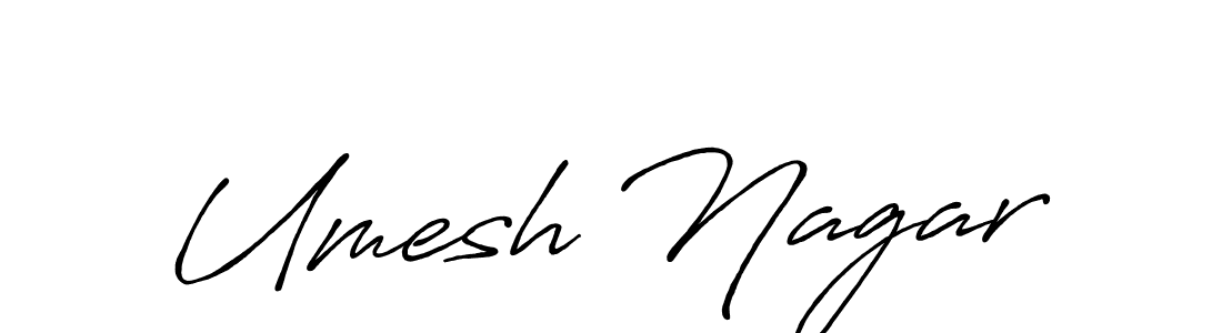 Use a signature maker to create a handwritten signature online. With this signature software, you can design (Antro_Vectra_Bolder) your own signature for name Umesh Nagar. Umesh Nagar signature style 7 images and pictures png