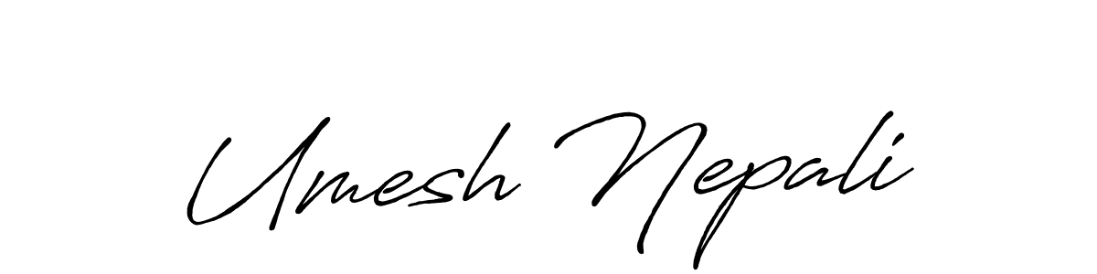 Make a beautiful signature design for name Umesh Nepali. Use this online signature maker to create a handwritten signature for free. Umesh Nepali signature style 7 images and pictures png