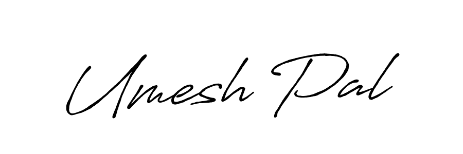 Also we have Umesh Pal name is the best signature style. Create professional handwritten signature collection using Antro_Vectra_Bolder autograph style. Umesh Pal signature style 7 images and pictures png