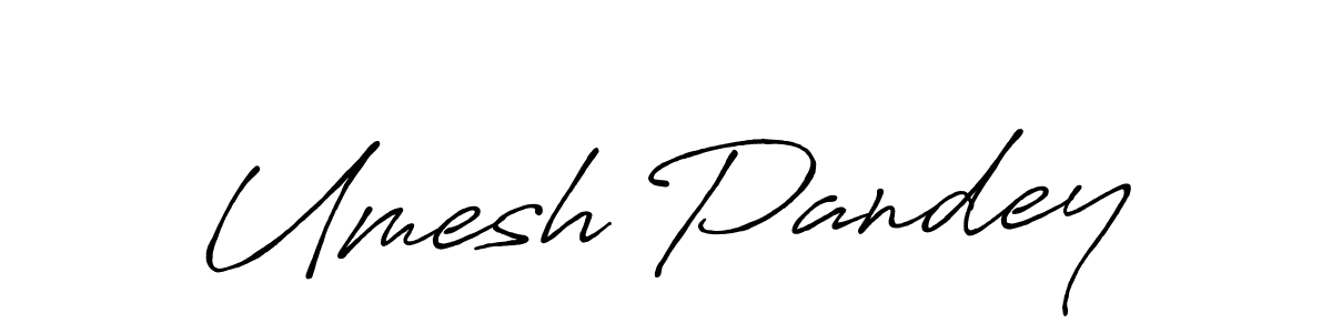 It looks lik you need a new signature style for name Umesh Pandey. Design unique handwritten (Antro_Vectra_Bolder) signature with our free signature maker in just a few clicks. Umesh Pandey signature style 7 images and pictures png