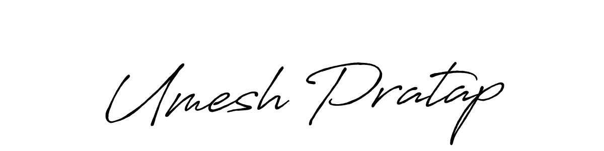 Make a beautiful signature design for name Umesh Pratap. With this signature (Antro_Vectra_Bolder) style, you can create a handwritten signature for free. Umesh Pratap signature style 7 images and pictures png