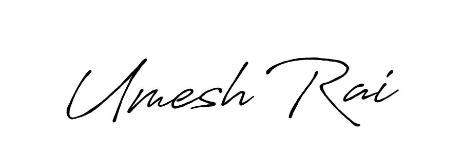 How to make Umesh Rai signature? Antro_Vectra_Bolder is a professional autograph style. Create handwritten signature for Umesh Rai name. Umesh Rai signature style 7 images and pictures png