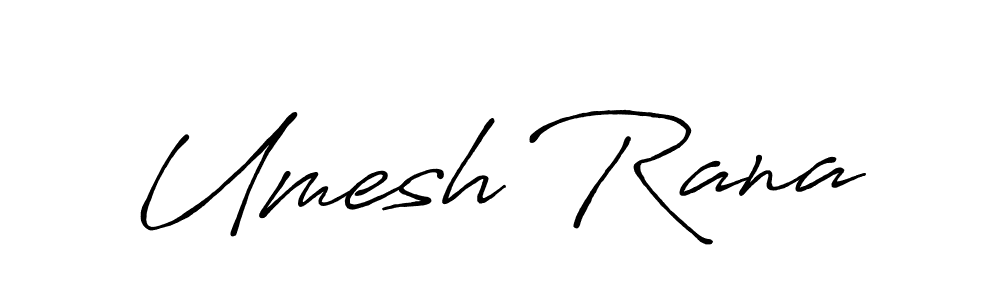 Also we have Umesh Rana name is the best signature style. Create professional handwritten signature collection using Antro_Vectra_Bolder autograph style. Umesh Rana signature style 7 images and pictures png