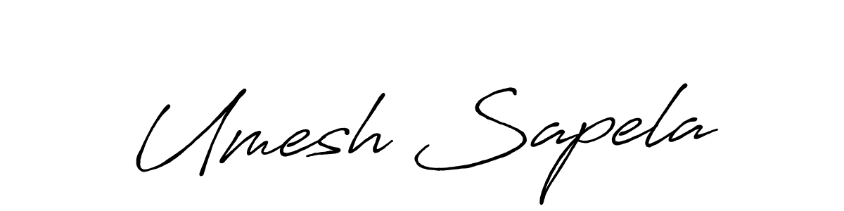 Similarly Antro_Vectra_Bolder is the best handwritten signature design. Signature creator online .You can use it as an online autograph creator for name Umesh Sapela. Umesh Sapela signature style 7 images and pictures png