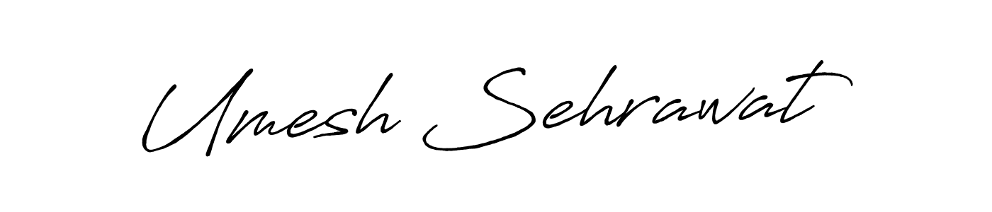 Also You can easily find your signature by using the search form. We will create Umesh Sehrawat name handwritten signature images for you free of cost using Antro_Vectra_Bolder sign style. Umesh Sehrawat signature style 7 images and pictures png