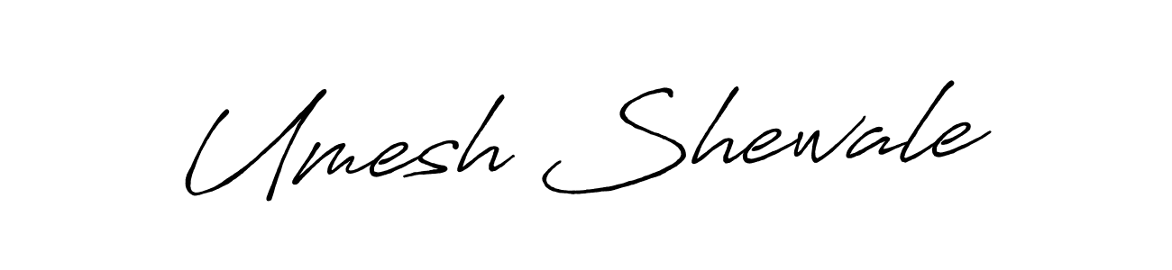 Design your own signature with our free online signature maker. With this signature software, you can create a handwritten (Antro_Vectra_Bolder) signature for name Umesh Shewale. Umesh Shewale signature style 7 images and pictures png