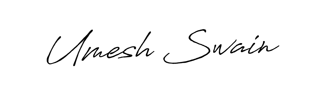 How to make Umesh Swain signature? Antro_Vectra_Bolder is a professional autograph style. Create handwritten signature for Umesh Swain name. Umesh Swain signature style 7 images and pictures png