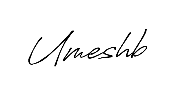 Also we have Umeshb name is the best signature style. Create professional handwritten signature collection using Antro_Vectra_Bolder autograph style. Umeshb signature style 7 images and pictures png