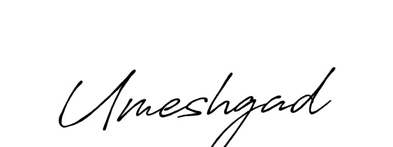 Also we have Umeshgad name is the best signature style. Create professional handwritten signature collection using Antro_Vectra_Bolder autograph style. Umeshgad signature style 7 images and pictures png