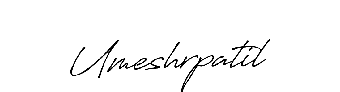 Design your own signature with our free online signature maker. With this signature software, you can create a handwritten (Antro_Vectra_Bolder) signature for name Umeshrpatil. Umeshrpatil signature style 7 images and pictures png