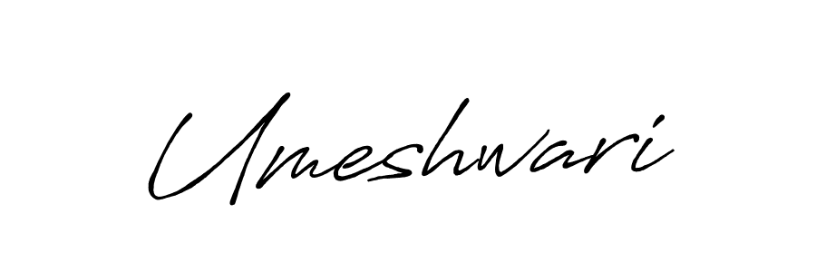 How to make Umeshwari name signature. Use Antro_Vectra_Bolder style for creating short signs online. This is the latest handwritten sign. Umeshwari signature style 7 images and pictures png