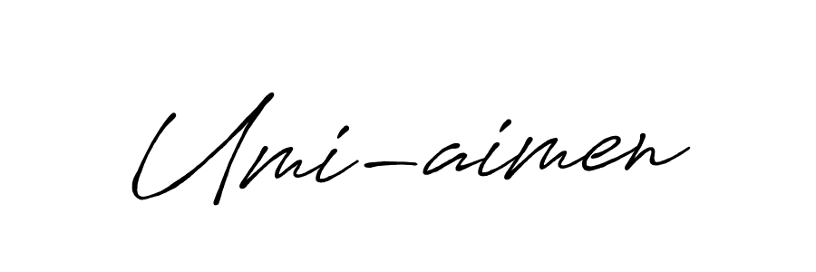 It looks lik you need a new signature style for name Umi-aimen. Design unique handwritten (Antro_Vectra_Bolder) signature with our free signature maker in just a few clicks. Umi-aimen signature style 7 images and pictures png