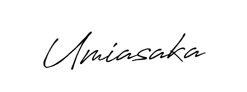 How to make Umiasaka signature? Antro_Vectra_Bolder is a professional autograph style. Create handwritten signature for Umiasaka name. Umiasaka signature style 7 images and pictures png