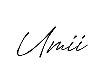 if you are searching for the best signature style for your name Umii. so please give up your signature search. here we have designed multiple signature styles  using Antro_Vectra_Bolder. Umii signature style 7 images and pictures png