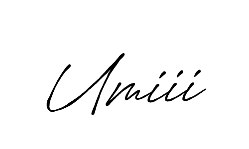 Umiii stylish signature style. Best Handwritten Sign (Antro_Vectra_Bolder) for my name. Handwritten Signature Collection Ideas for my name Umiii. Umiii signature style 7 images and pictures png