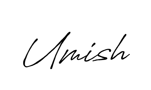 How to make Umish signature? Antro_Vectra_Bolder is a professional autograph style. Create handwritten signature for Umish name. Umish signature style 7 images and pictures png