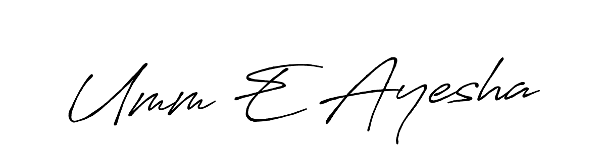 You can use this online signature creator to create a handwritten signature for the name Umm E Ayesha. This is the best online autograph maker. Umm E Ayesha signature style 7 images and pictures png