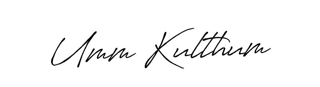Also we have Umm Kulthum name is the best signature style. Create professional handwritten signature collection using Antro_Vectra_Bolder autograph style. Umm Kulthum signature style 7 images and pictures png