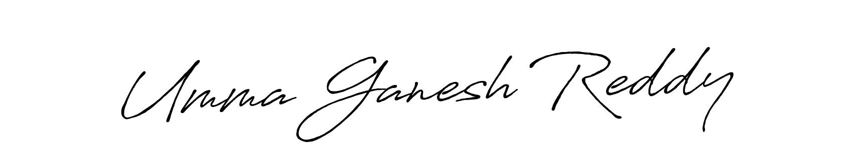 Similarly Antro_Vectra_Bolder is the best handwritten signature design. Signature creator online .You can use it as an online autograph creator for name Umma Ganesh Reddy. Umma Ganesh Reddy signature style 7 images and pictures png