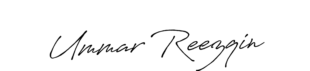 Design your own signature with our free online signature maker. With this signature software, you can create a handwritten (Antro_Vectra_Bolder) signature for name Ummar Reezqin. Ummar Reezqin signature style 7 images and pictures png