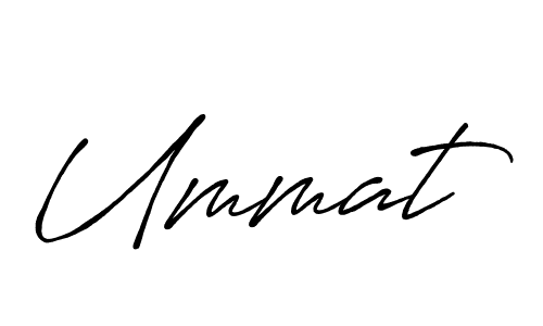 Create a beautiful signature design for name Ummat. With this signature (Antro_Vectra_Bolder) fonts, you can make a handwritten signature for free. Ummat signature style 7 images and pictures png