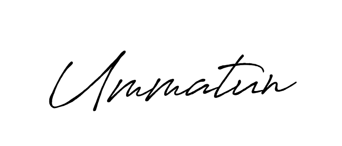 The best way (Antro_Vectra_Bolder) to make a short signature is to pick only two or three words in your name. The name Ummatun include a total of six letters. For converting this name. Ummatun signature style 7 images and pictures png