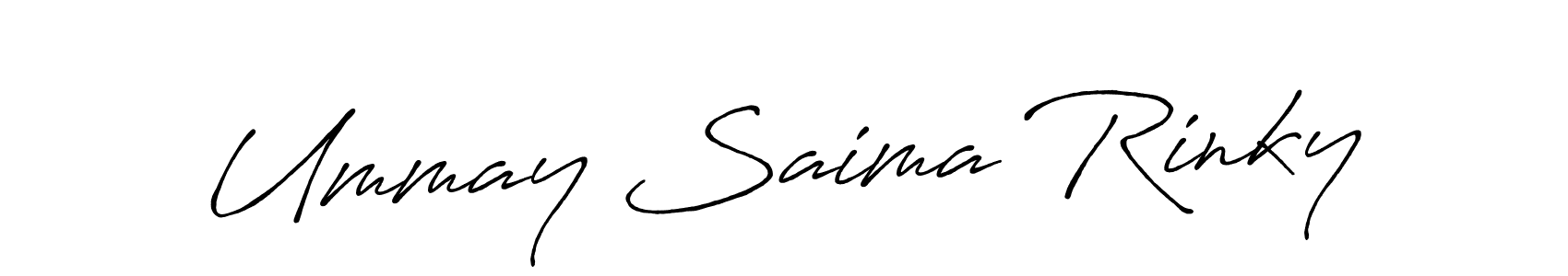 You can use this online signature creator to create a handwritten signature for the name Ummay Saima Rinky. This is the best online autograph maker. Ummay Saima Rinky signature style 7 images and pictures png