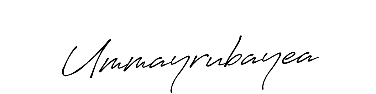 You should practise on your own different ways (Antro_Vectra_Bolder) to write your name (Ummayrubayea) in signature. don't let someone else do it for you. Ummayrubayea signature style 7 images and pictures png