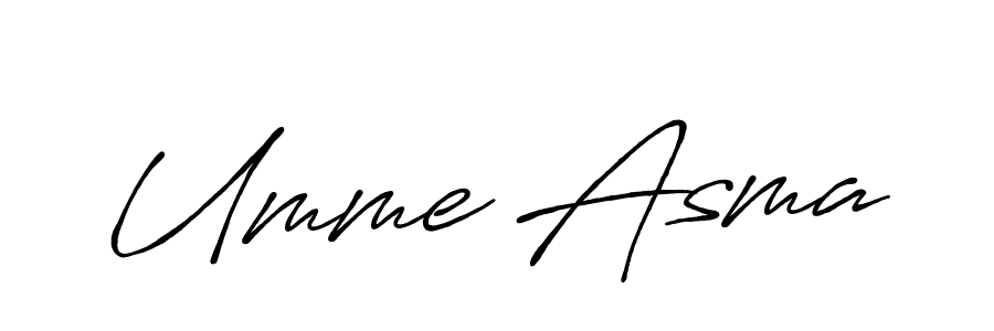 Once you've used our free online signature maker to create your best signature Antro_Vectra_Bolder style, it's time to enjoy all of the benefits that Umme Asma name signing documents. Umme Asma signature style 7 images and pictures png