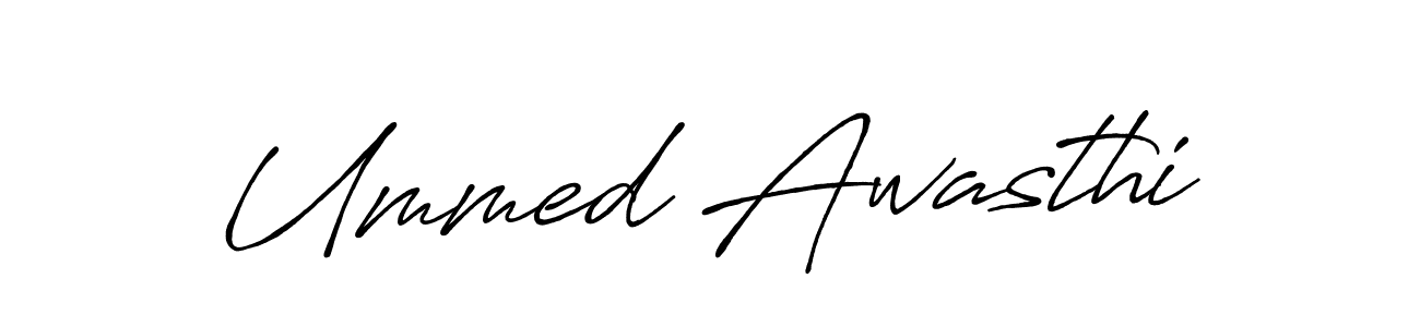 if you are searching for the best signature style for your name Ummed Awasthi. so please give up your signature search. here we have designed multiple signature styles  using Antro_Vectra_Bolder. Ummed Awasthi signature style 7 images and pictures png