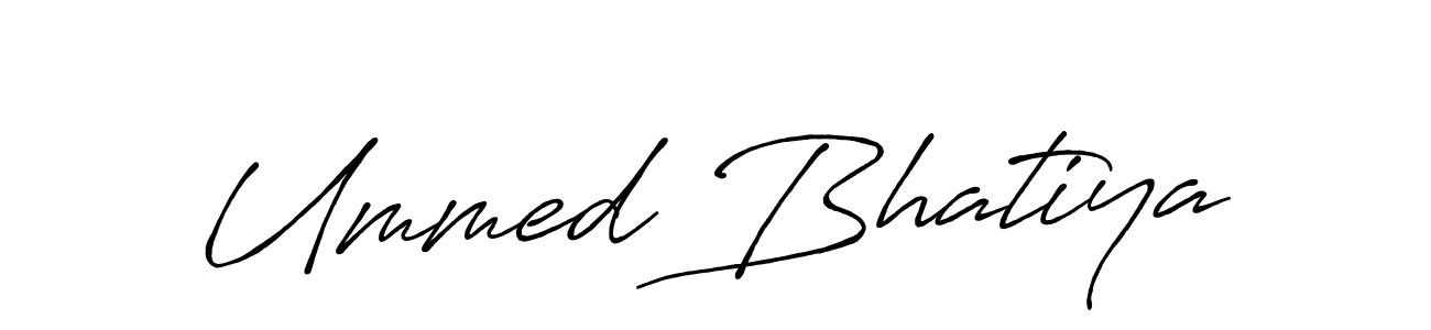 It looks lik you need a new signature style for name Ummed Bhatiya. Design unique handwritten (Antro_Vectra_Bolder) signature with our free signature maker in just a few clicks. Ummed Bhatiya signature style 7 images and pictures png