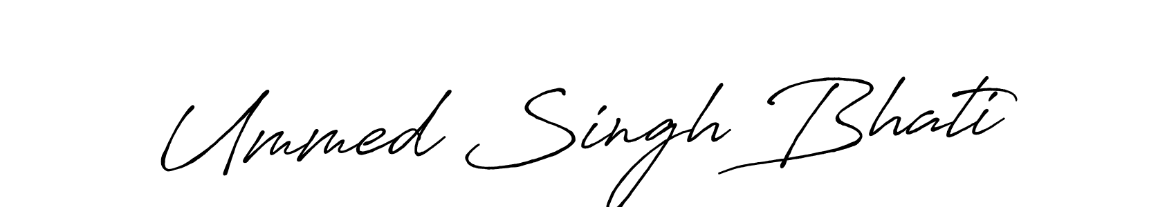 Also we have Ummed Singh Bhati name is the best signature style. Create professional handwritten signature collection using Antro_Vectra_Bolder autograph style. Ummed Singh Bhati signature style 7 images and pictures png