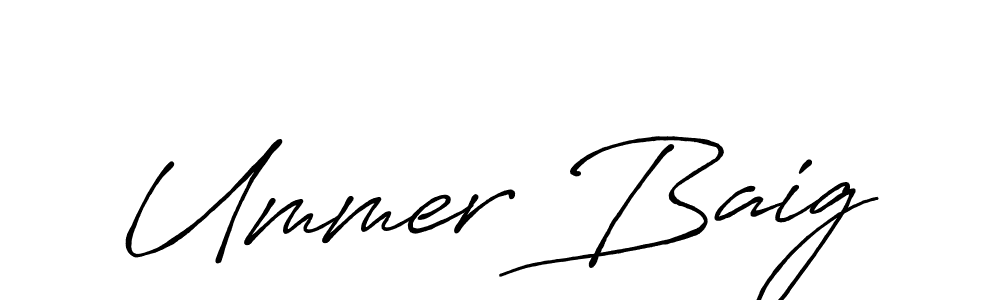 You can use this online signature creator to create a handwritten signature for the name Ummer Baig. This is the best online autograph maker. Ummer Baig signature style 7 images and pictures png