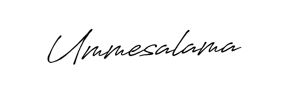 Ummesalama stylish signature style. Best Handwritten Sign (Antro_Vectra_Bolder) for my name. Handwritten Signature Collection Ideas for my name Ummesalama. Ummesalama signature style 7 images and pictures png