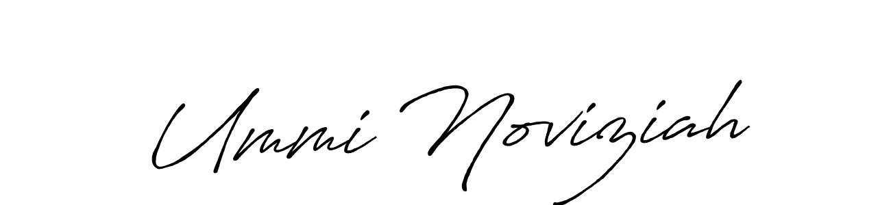 Make a short Ummi Noviziah signature style. Manage your documents anywhere anytime using Antro_Vectra_Bolder. Create and add eSignatures, submit forms, share and send files easily. Ummi Noviziah signature style 7 images and pictures png