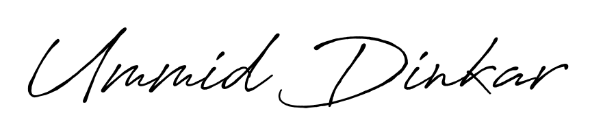 How to make Ummid Dinkar name signature. Use Antro_Vectra_Bolder style for creating short signs online. This is the latest handwritten sign. Ummid Dinkar signature style 7 images and pictures png