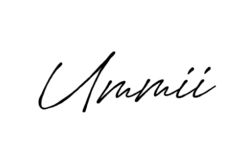 How to make Ummii signature? Antro_Vectra_Bolder is a professional autograph style. Create handwritten signature for Ummii name. Ummii signature style 7 images and pictures png