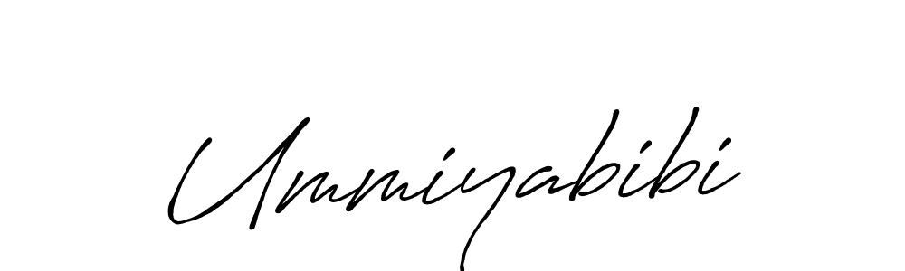 Create a beautiful signature design for name Ummiyabibi. With this signature (Antro_Vectra_Bolder) fonts, you can make a handwritten signature for free. Ummiyabibi signature style 7 images and pictures png