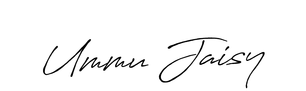 The best way (Antro_Vectra_Bolder) to make a short signature is to pick only two or three words in your name. The name Ummu Jaisy include a total of six letters. For converting this name. Ummu Jaisy signature style 7 images and pictures png