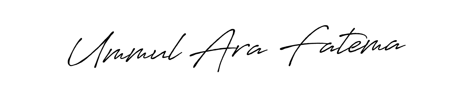 It looks lik you need a new signature style for name Ummul Ara Fatema. Design unique handwritten (Antro_Vectra_Bolder) signature with our free signature maker in just a few clicks. Ummul Ara Fatema signature style 7 images and pictures png