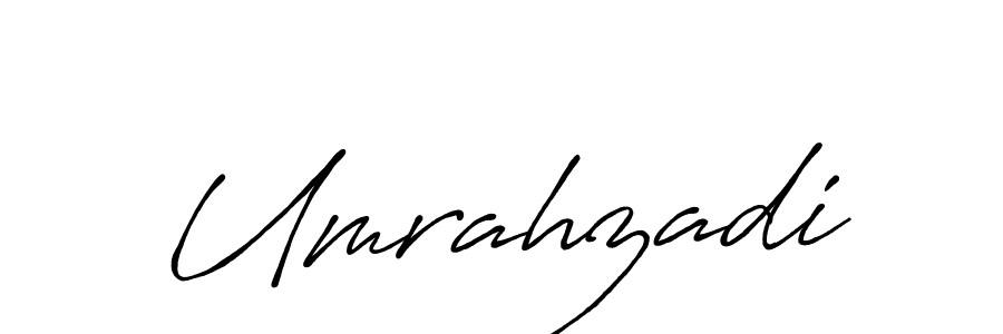 Similarly Antro_Vectra_Bolder is the best handwritten signature design. Signature creator online .You can use it as an online autograph creator for name Umrahzadi. Umrahzadi signature style 7 images and pictures png