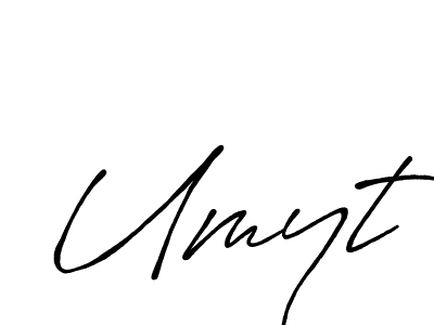 Design your own signature with our free online signature maker. With this signature software, you can create a handwritten (Antro_Vectra_Bolder) signature for name Umyt. Umyt signature style 7 images and pictures png