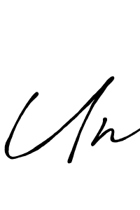 Also we have Un name is the best signature style. Create professional handwritten signature collection using Antro_Vectra_Bolder autograph style. Un signature style 7 images and pictures png