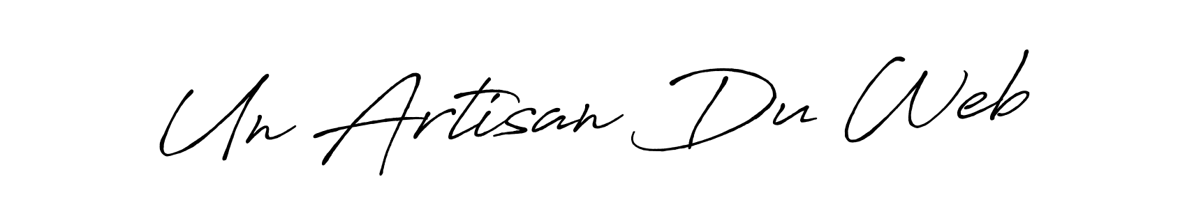 Make a beautiful signature design for name Un Artisan Du Web. Use this online signature maker to create a handwritten signature for free. Un Artisan Du Web signature style 7 images and pictures png