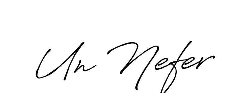 This is the best signature style for the Un Nefer name. Also you like these signature font (Antro_Vectra_Bolder). Mix name signature. Un Nefer signature style 7 images and pictures png