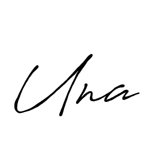 It looks lik you need a new signature style for name Una. Design unique handwritten (Antro_Vectra_Bolder) signature with our free signature maker in just a few clicks. Una signature style 7 images and pictures png