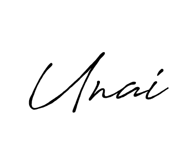 The best way (Antro_Vectra_Bolder) to make a short signature is to pick only two or three words in your name. The name Unai include a total of six letters. For converting this name. Unai signature style 7 images and pictures png